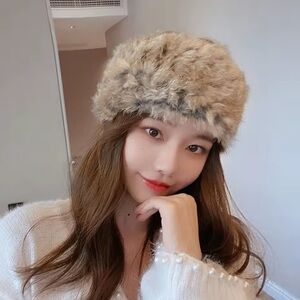 New Elegant Real Rabbit Fur Headband